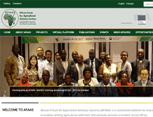 Tablet Screenshot of afaas-africa.org